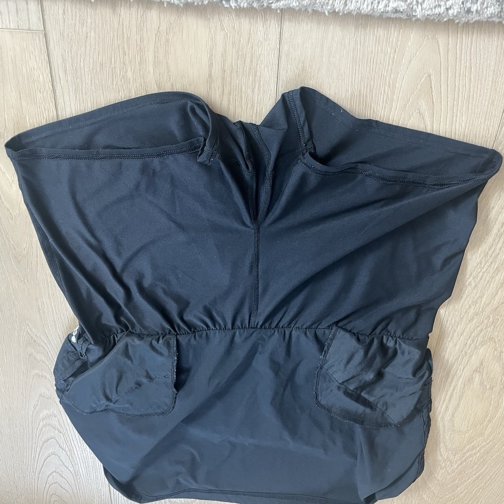 Columbia Active Skort Size XL Black Mid Pocket Stretch Skirt Tennis Run Outdoor - Picture 8 of 13